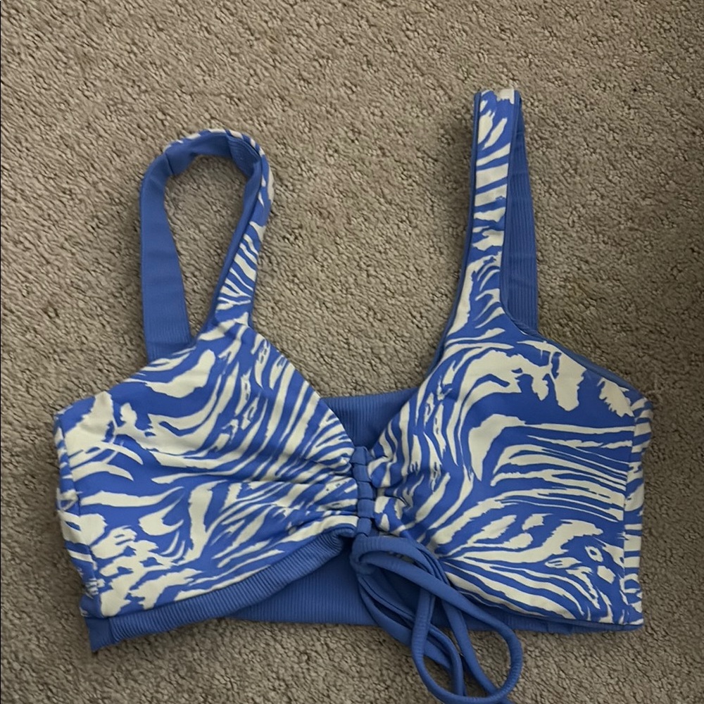 MAAJI ! Like new!! Blue and white, 4 way wear (reversible) medium but fits small